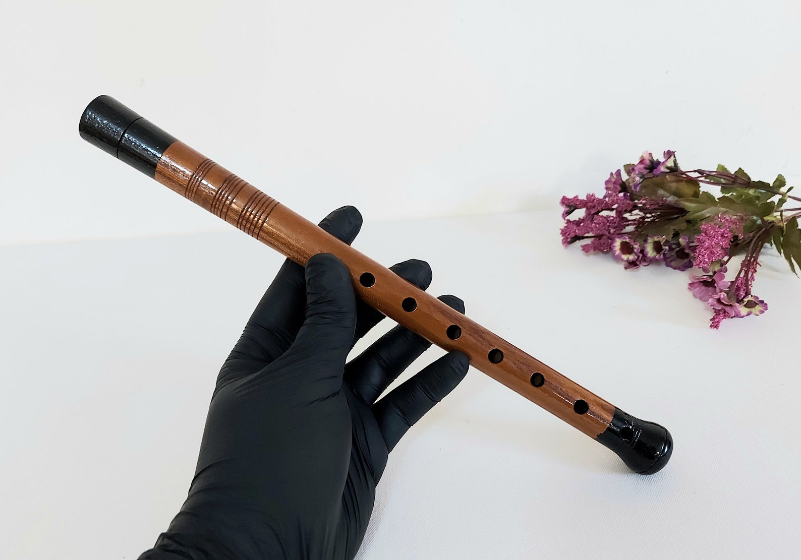 Wooden Flute 8 2 Holes flute Handmade wooden pipe with Etsy