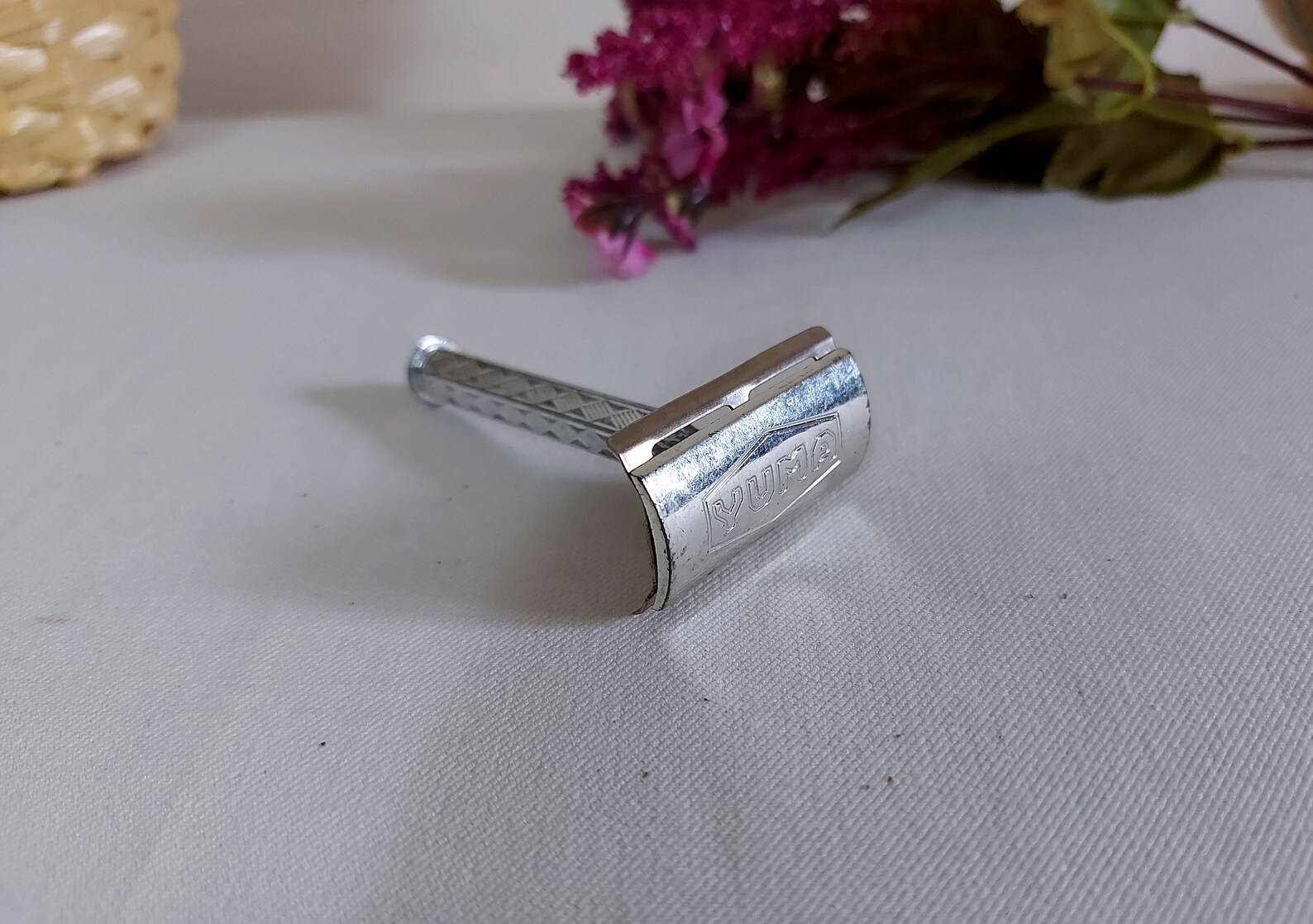YUMA Razor Slim Handle Safety Razor Changable Bladem Razor Etsy