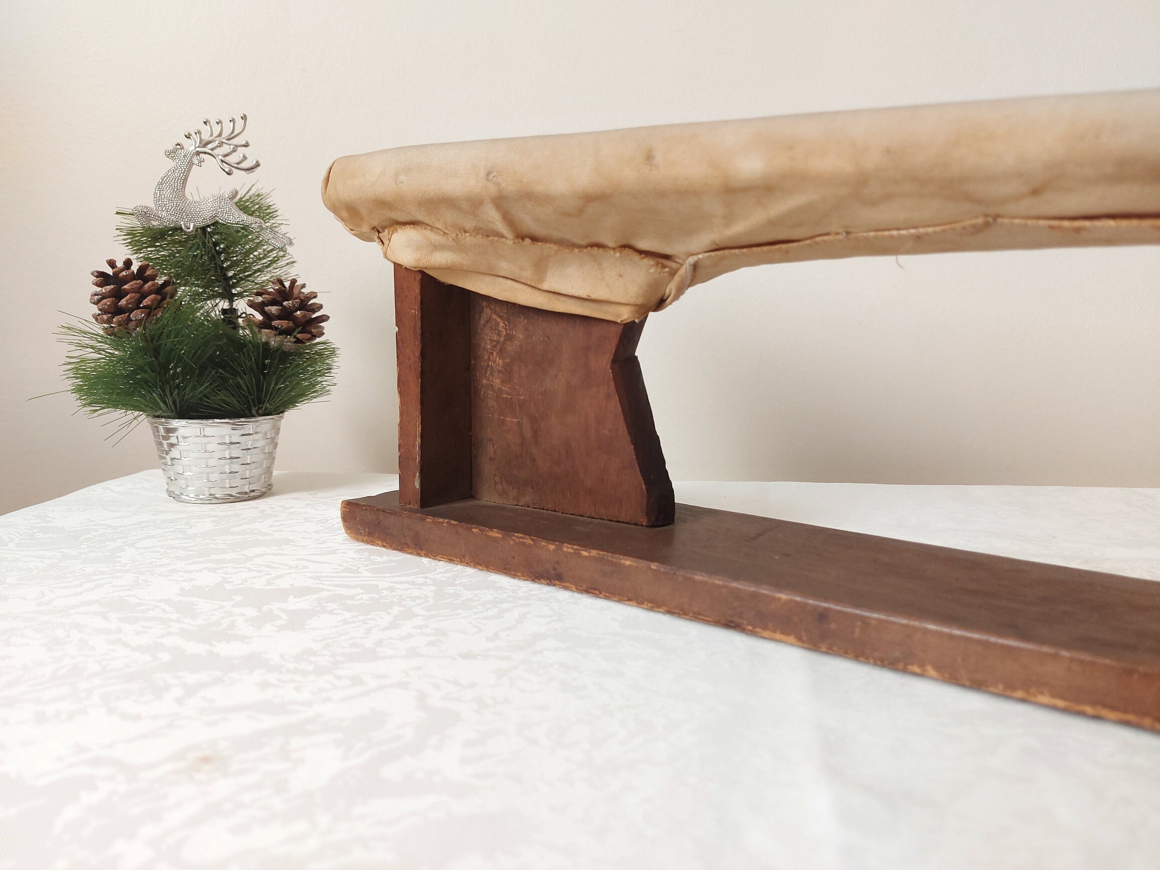 Vintage Primitive Small Wood Table Top Ironing Board Antique Etsy