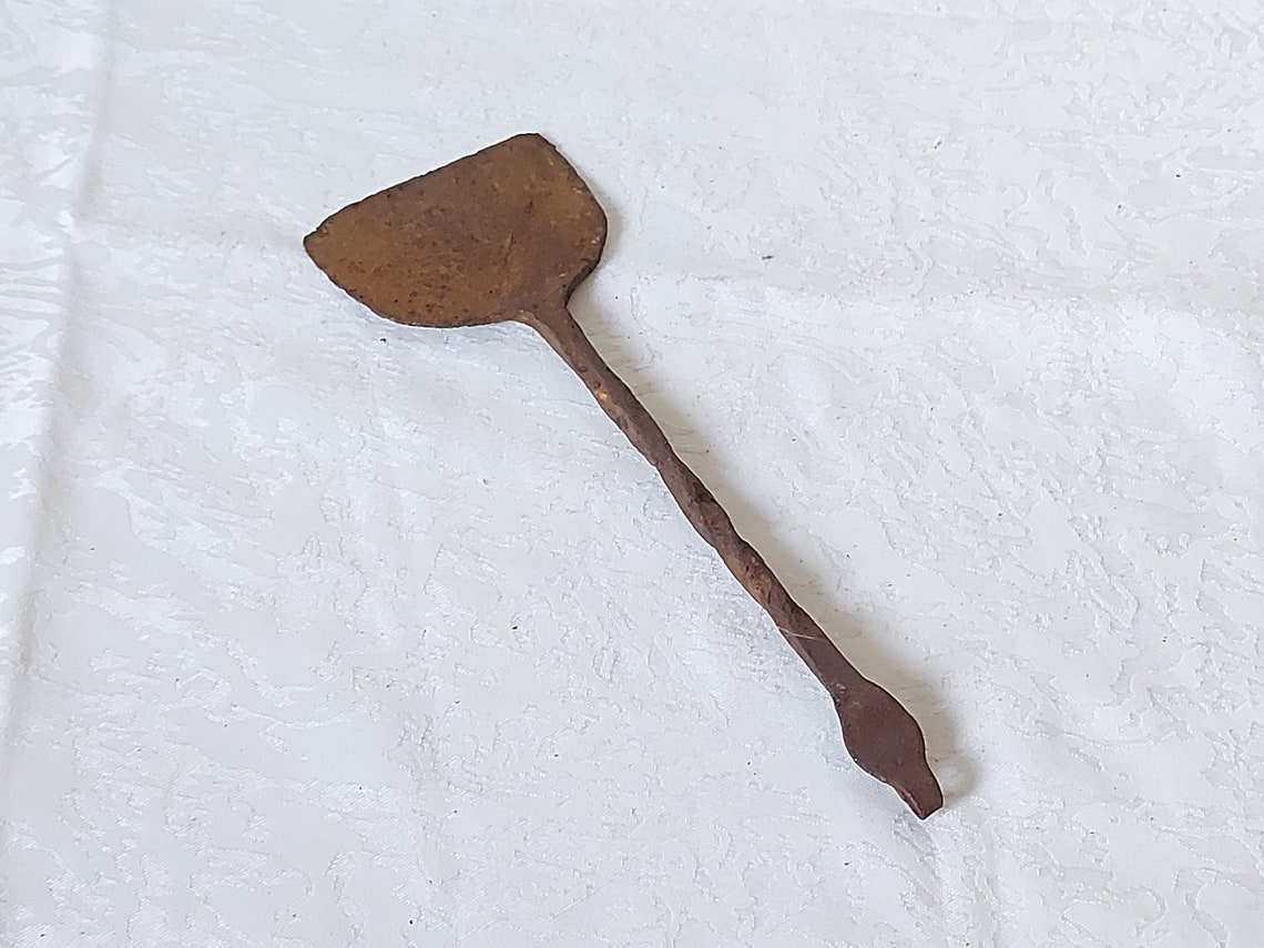 Antique Metal Dough Hand Scraper Cast iron Scraper Antique Etsy