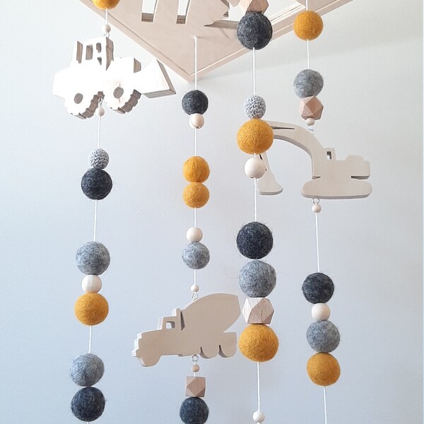 Wooden Baby Mobile Etsy