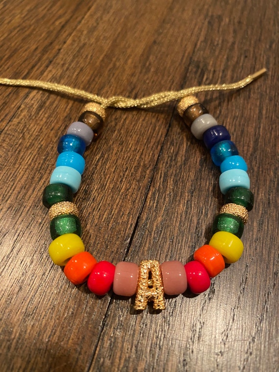 Best Friends Braclet Pair Rainbow Clay Beads Crystal Beads Enamel Letters 