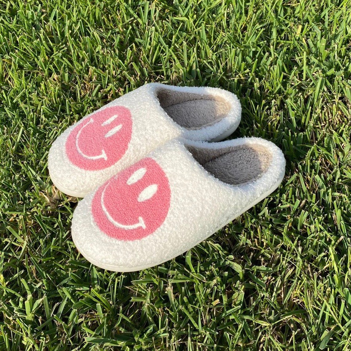 smiley face slippers amazon