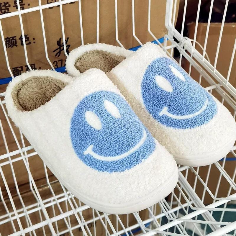 Smiley Face Slippers/ Smile Slippers/ Happy Face Slippers/ | Etsy