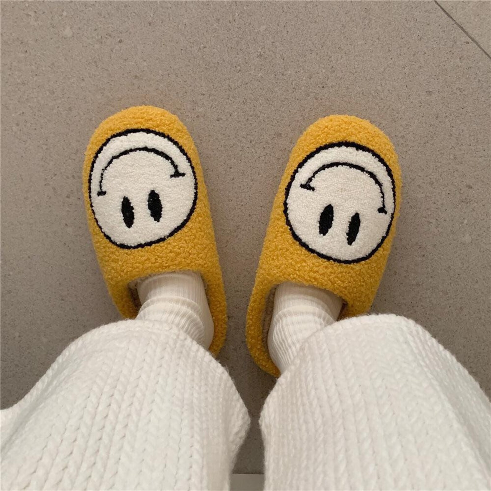 happy smile slippers