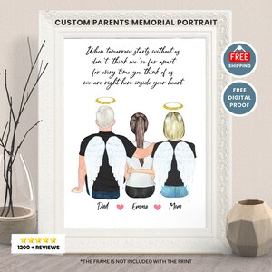 Personalized Wall Art, Mom Gift From Daughter, Custom Mother Son ...