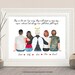 FAMILY MEMORIAL PRINT-Custom Memorial Print-Personalized Memorial Print-Remembrance Gift-Family Christmas Gift-Dad Grandad,Grandpa In Heaven