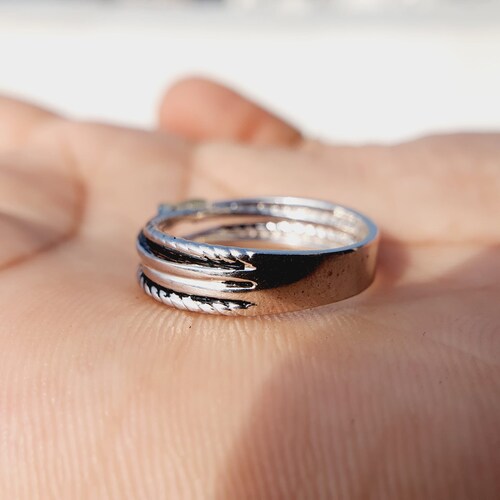 Vintage David Yurman sterling silver and shops 18k gold double x crossover ring 6mmDavid Yurman gold fashion big X ring presents a high-end sense