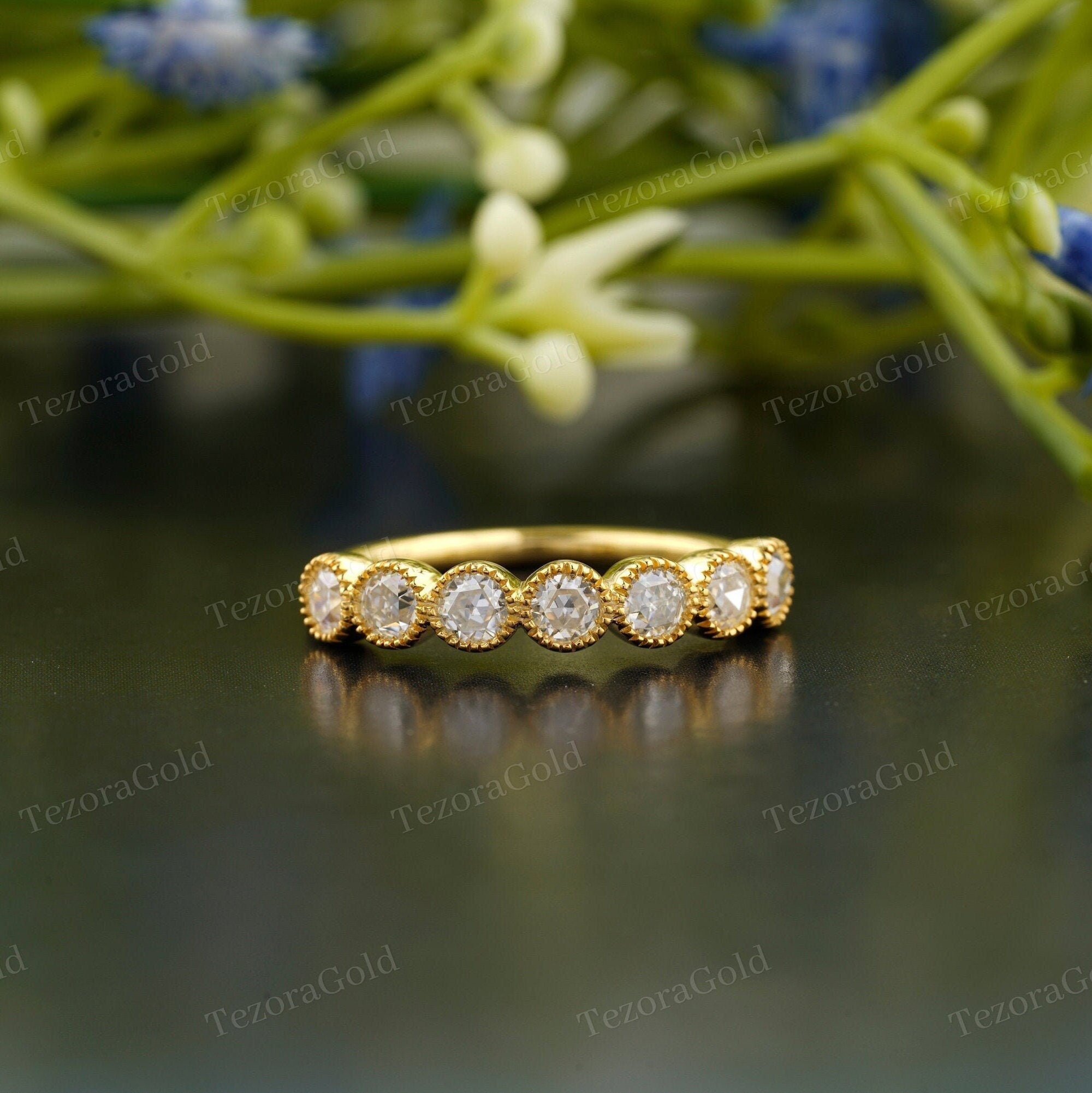 Milgrain bezel hotsell ring