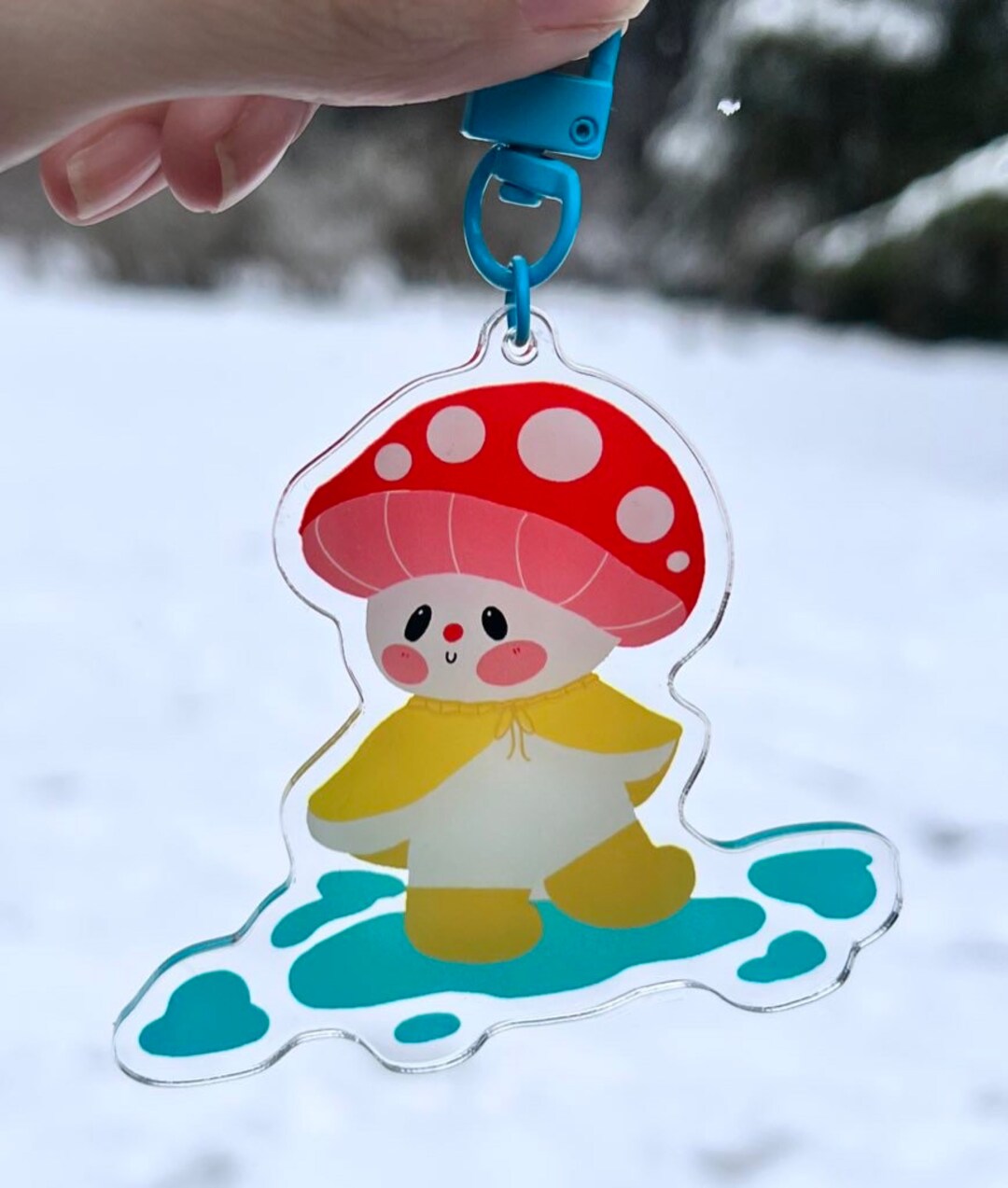 Mushroom Keychain Mushroom Art Mushroom Accessories. Etsy