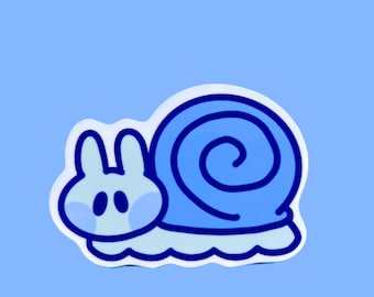 Snail Sticker , Vinyl Sticker , Waterproof Sticker , Cottagecore Sticker , Cute Art , Cottagecore Art , Snail Decal , Glossy Sticker