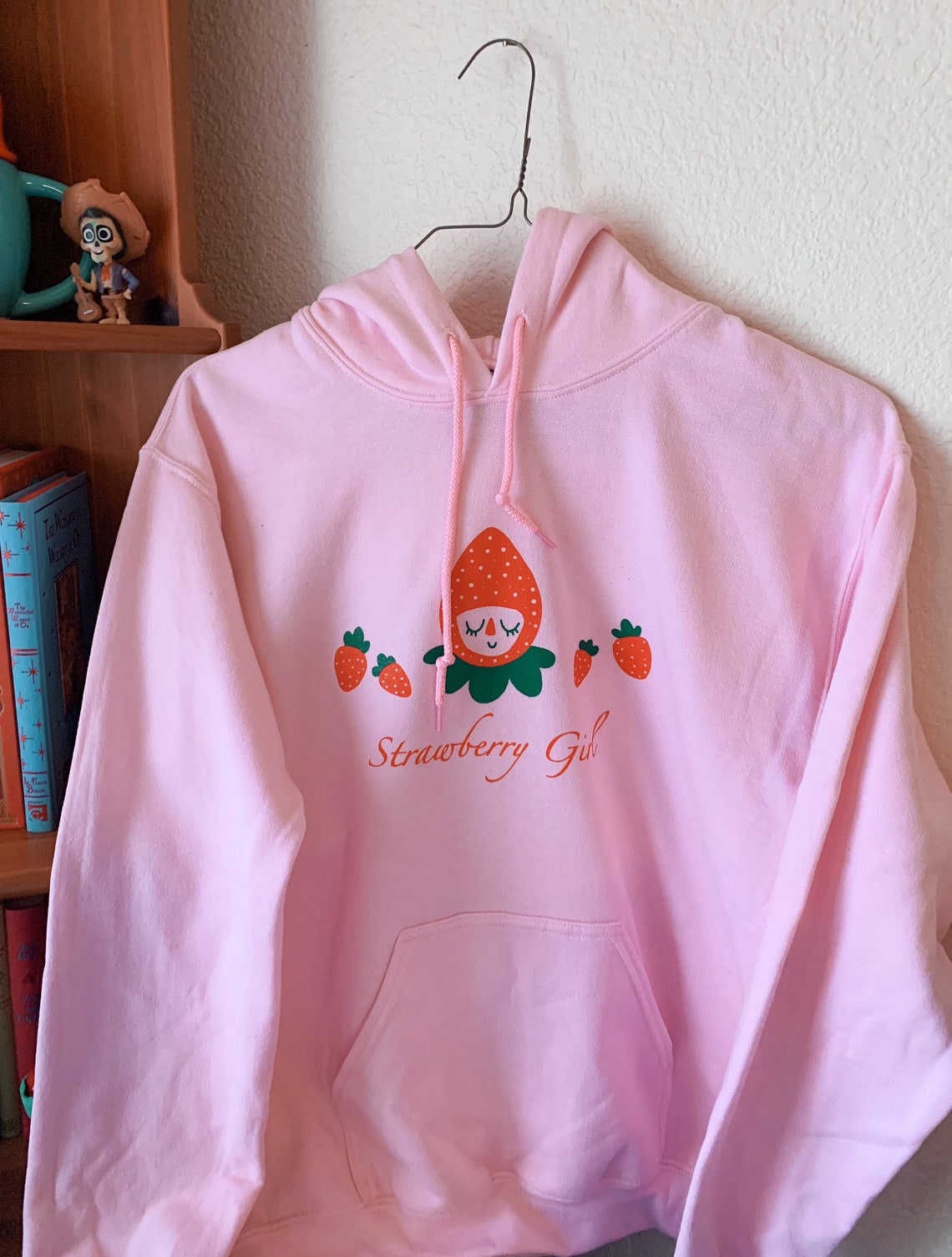 Strawberry Hoodie. Pink Sweater Strawberry Girl Strawberry - Etsy