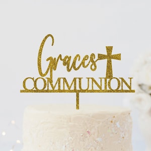 Erster Heiliger Kommunion Tag Tortenfigur, Tortenfigur Kommunion, Konfirmation Cake Topper, Tortenfigur Kommunion, Konfirmation Cake Topper