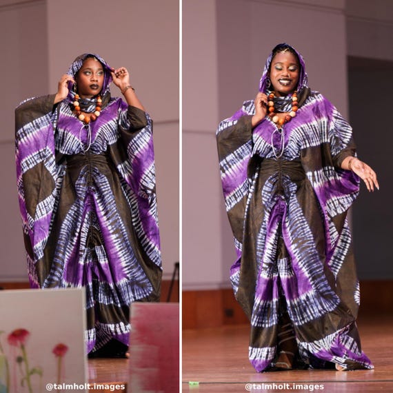 Casual Kaftan Maxi Dress Tie-Dye Boho | Long Comfy Cotton Retro 80s Summer Beach Dress | Handmade Flowing African Adire Dress Gift