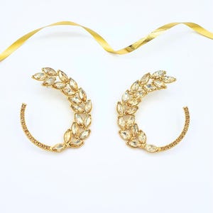Oscar De La Renta Crystal Earrings