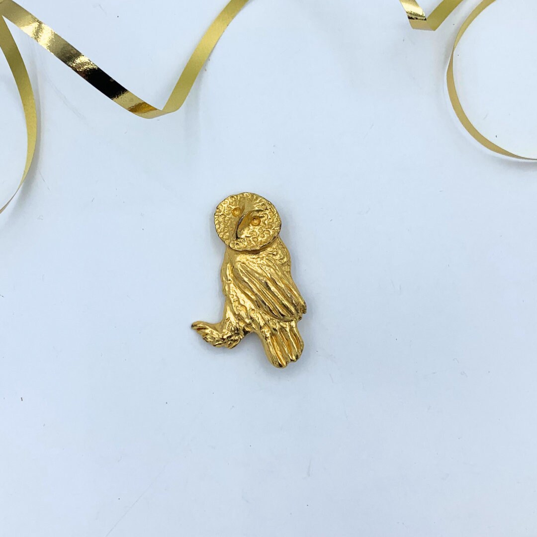 Celine Owl Brooch