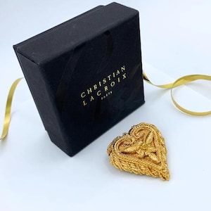 Christian Lacroix Heart Brooch