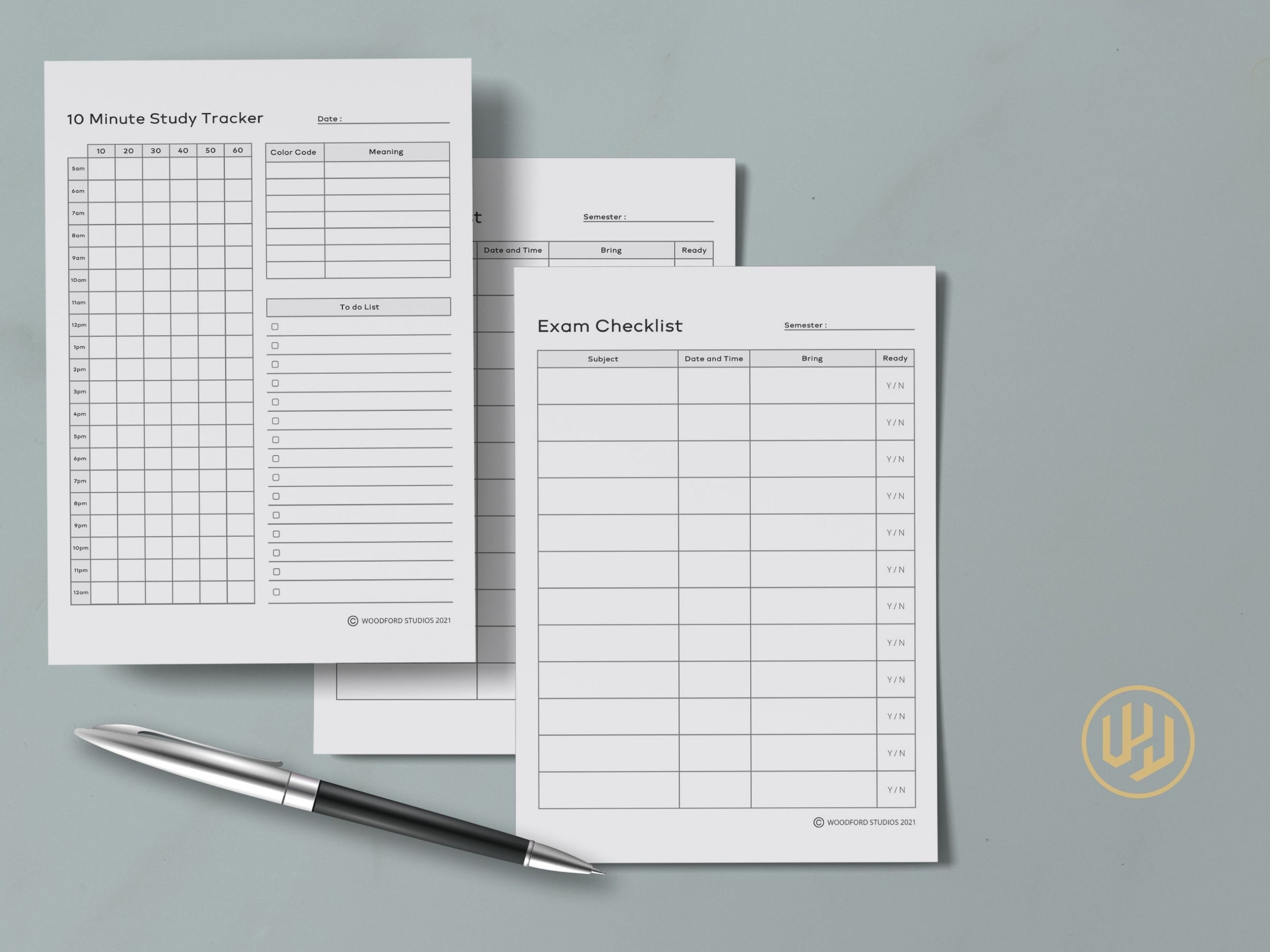 Student Exam Prep Finals Printable | Digital Planner | Instant Download ...