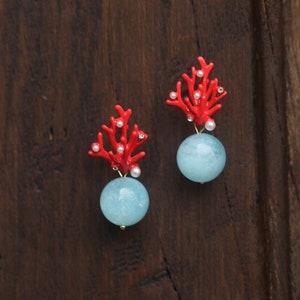 bijou color - Promos Boucles d'oreilles fleur en argent bijou color - Promos Boucles d'oreilles fleur en argent