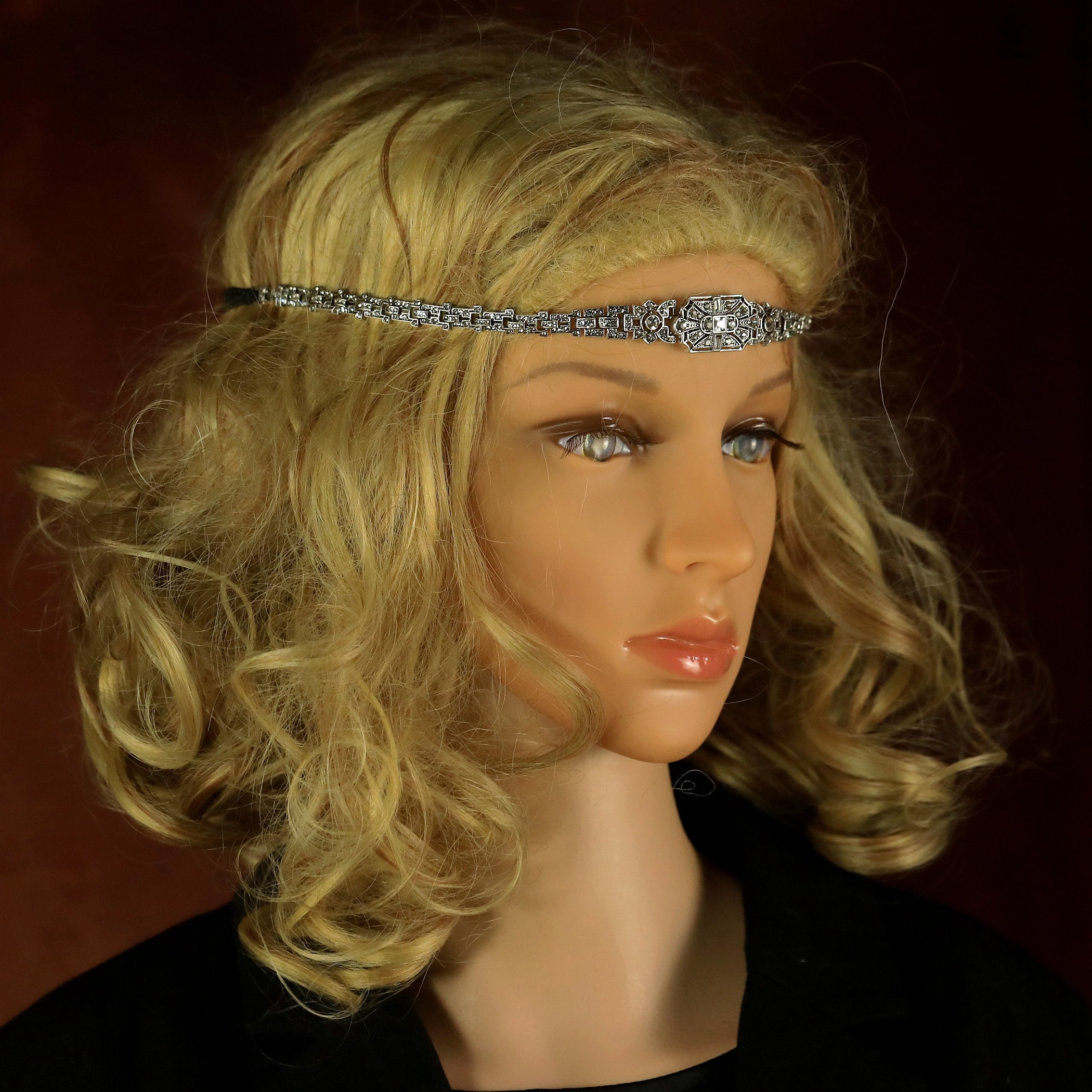 Bandeau Noir - Etsy