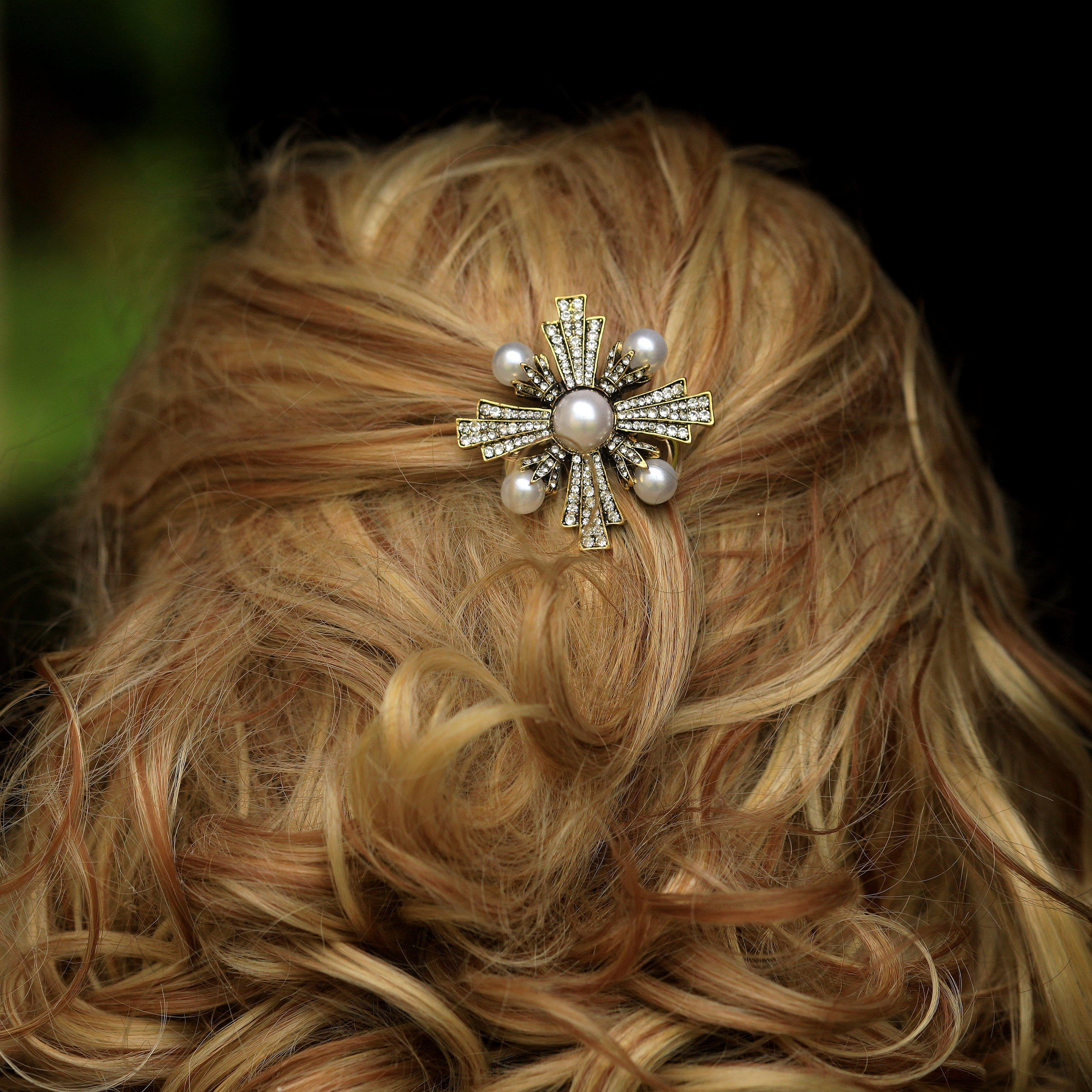 Pave Hair Clips - Etsy display picture 1