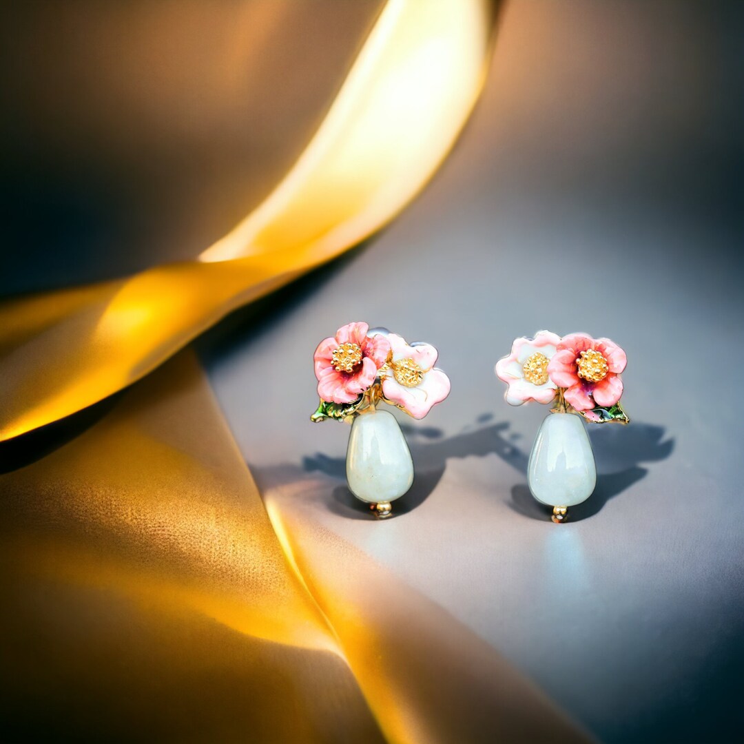 Boucles d'oreilles Fleur de Vintage
