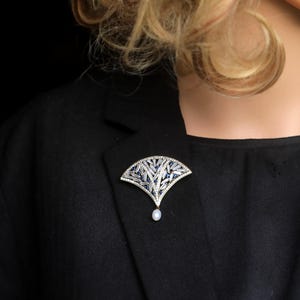 Broche/pendentif argent /vermeil, camée avec scène à l'antique et