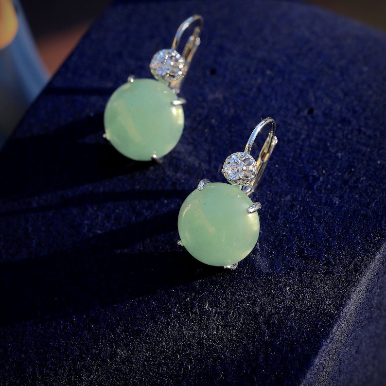 Superbe Boucles D'orelles Grosse Doré Art Nouveau Fleur Feulle De