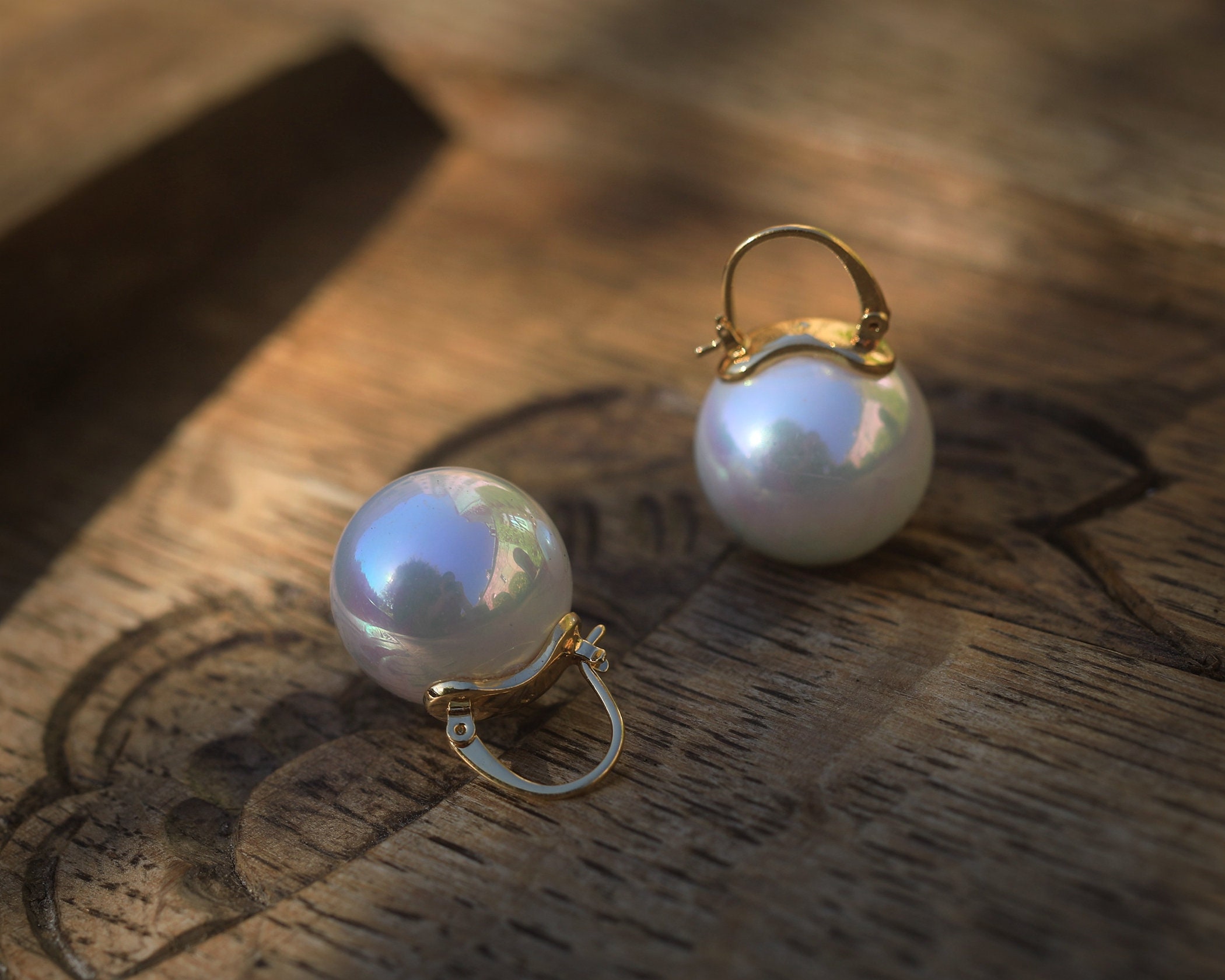 Boucles d'oreilles Art Déco Dormeuses Lever-Back