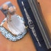 Bracelet Argenté Art Déco Strass Rectangle Blanc - Style 1920s Great Gatsby - Neuf Sans Emballage