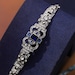 Peigne à Cheveux Art Déco Argenté Avec Strass - Style Années 1920 Géométrique - Neuf (fait Main)
