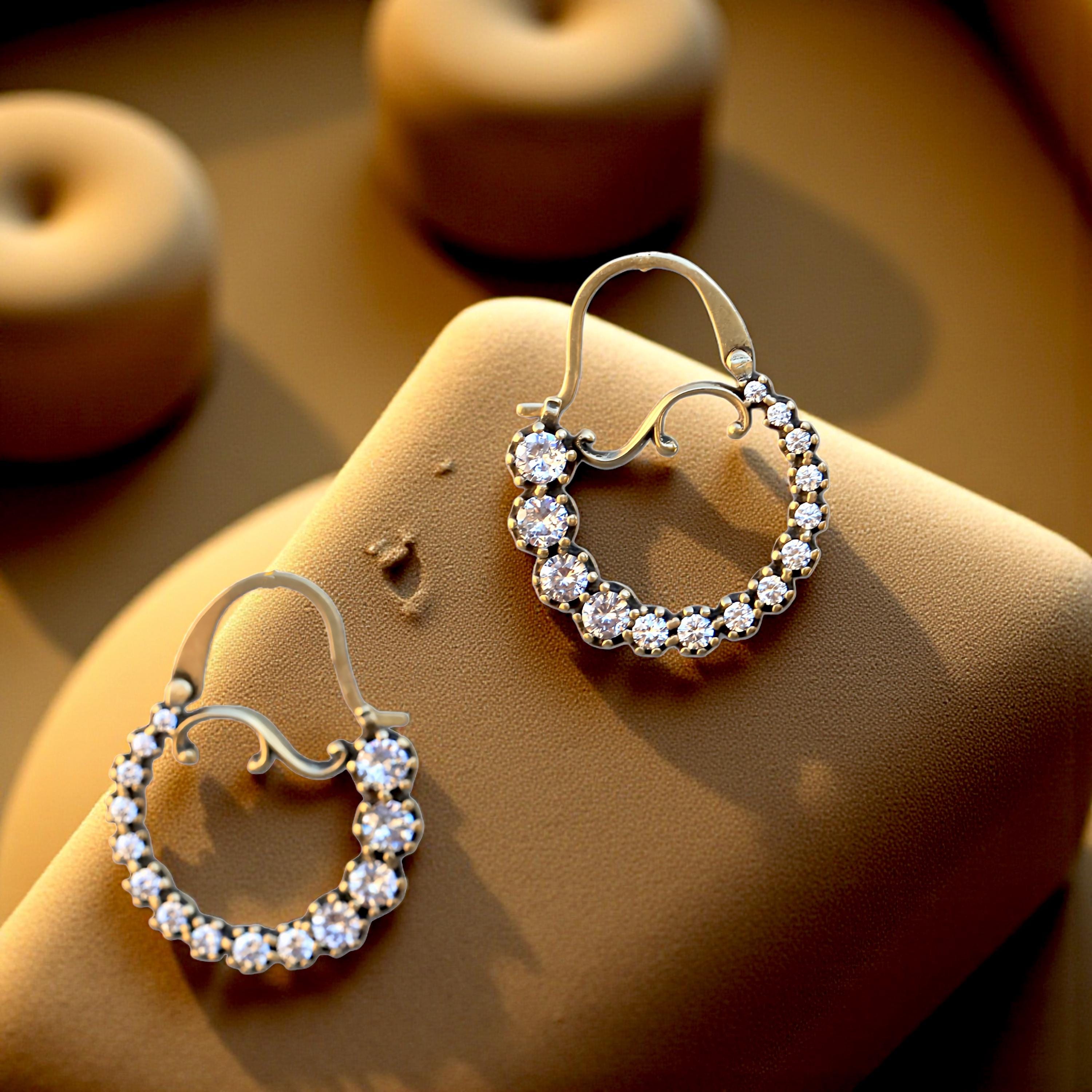 Boucles D'oreilles Créoles En Or Plaqué - Style Vintage Torsadé, 1,9 X 2,9 Cm - Fermoir Clip Sécurisé - Cadeau Femme élégant - 6