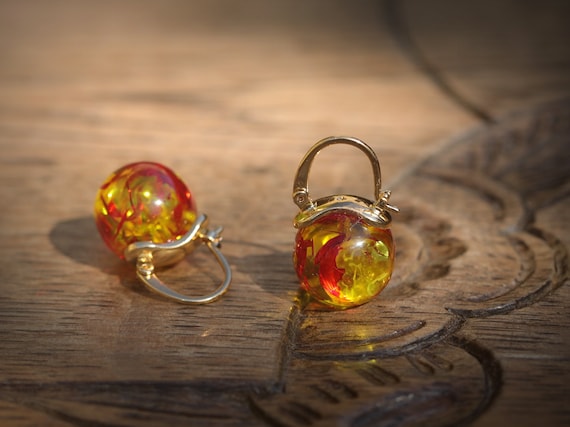 Boucles d'oreilles Heidi Daus vintage à la retraite, clips de style Art