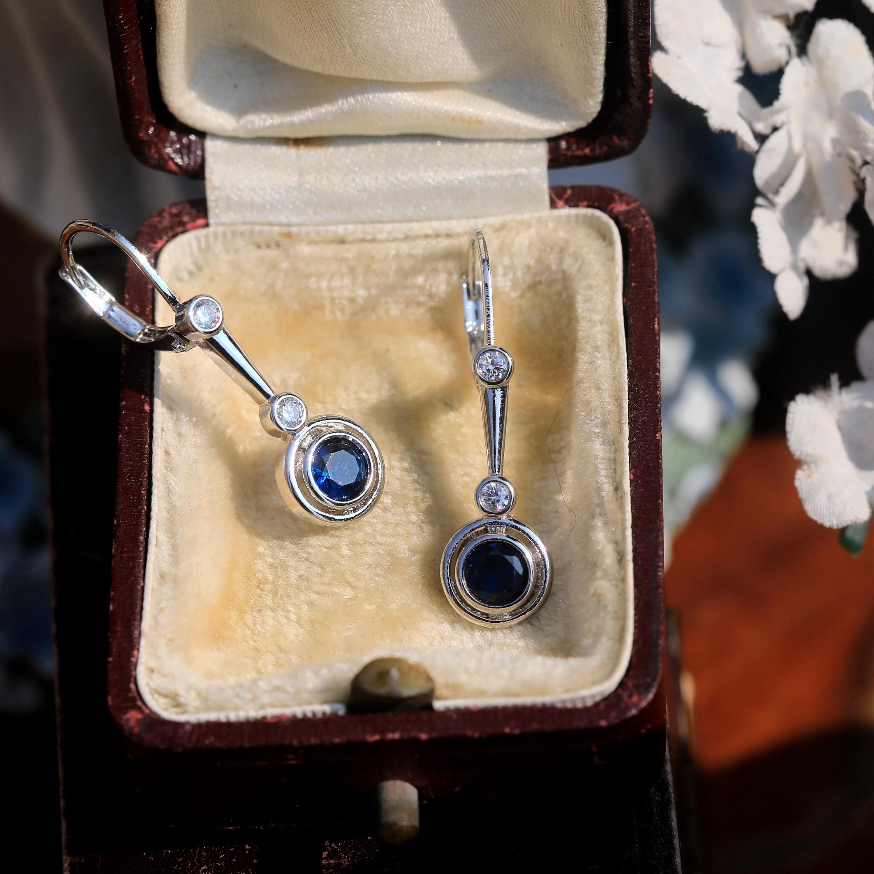 Boucles d'oreilles ovales en ambre et argent sterling 925 Boucles d'oreilles ovales en ambre et argent sterling 925