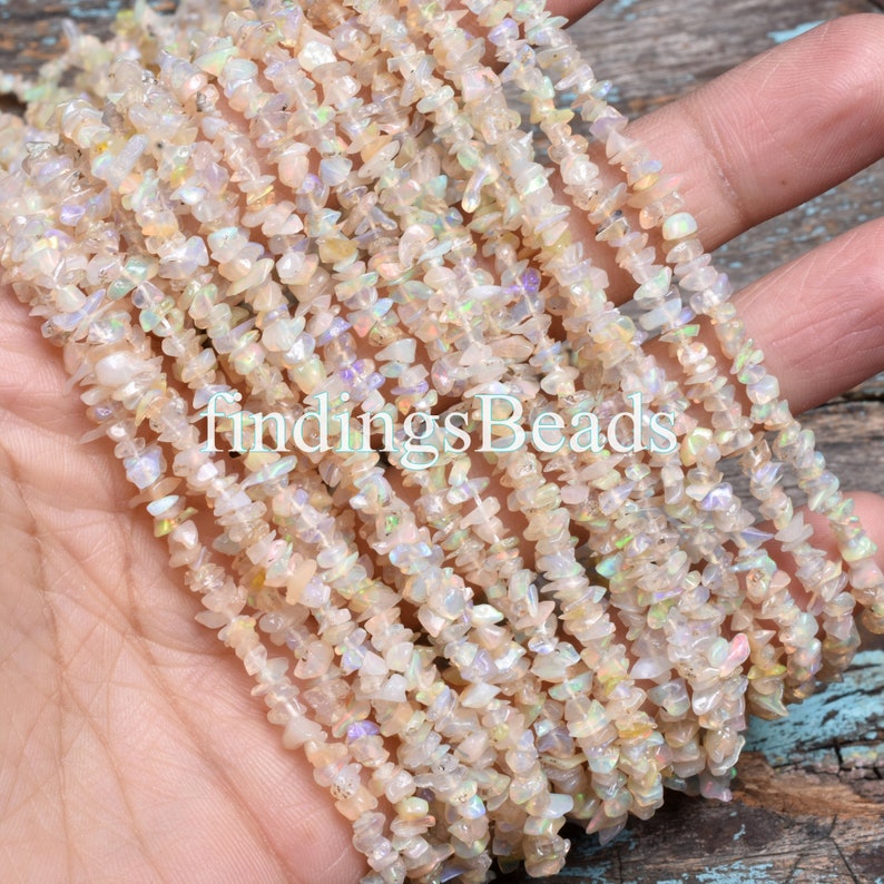 Ethiopian Opal Chips Beads Natural Ethiopian Opal Uncut Chips Gemstone Beads Top Fine Quality Ethiopian opal Raw Smooth Nuggets Beads