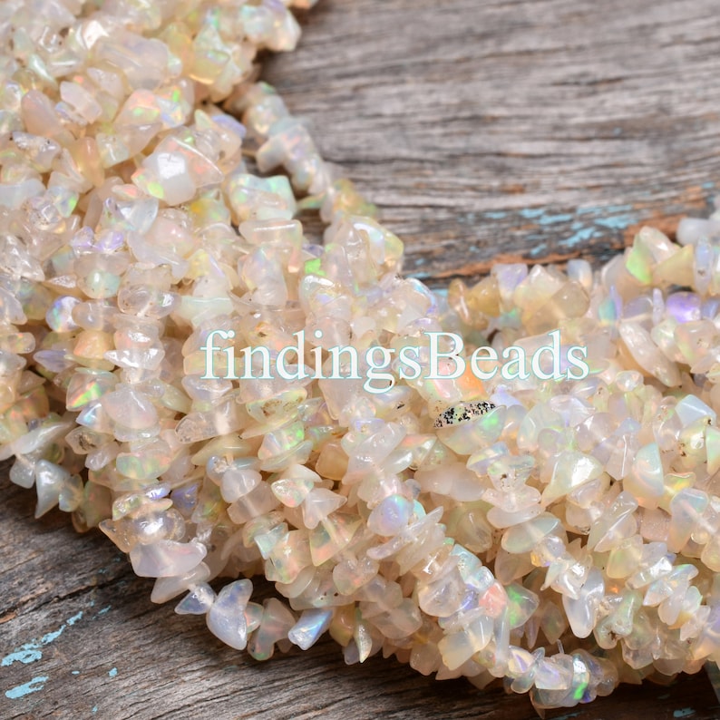 Ethiopian Opal Chips Beads Natural Ethiopian Opal Uncut Chips Gemstone Beads Top Fine Quality Ethiopian opal Raw Smooth Nuggets Beads