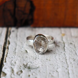 Herkimer Diamond Ring, Statement Ring, Herkimer Ring, 925 Sterling Silver Ring, Gifts For Her, Gifts For Mom, Anniversary Gift, Promise Ring