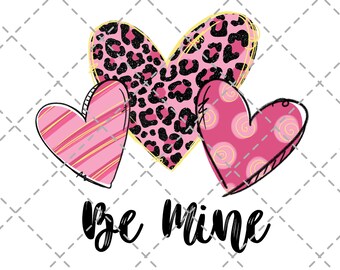 Pink Heart Png Etsy