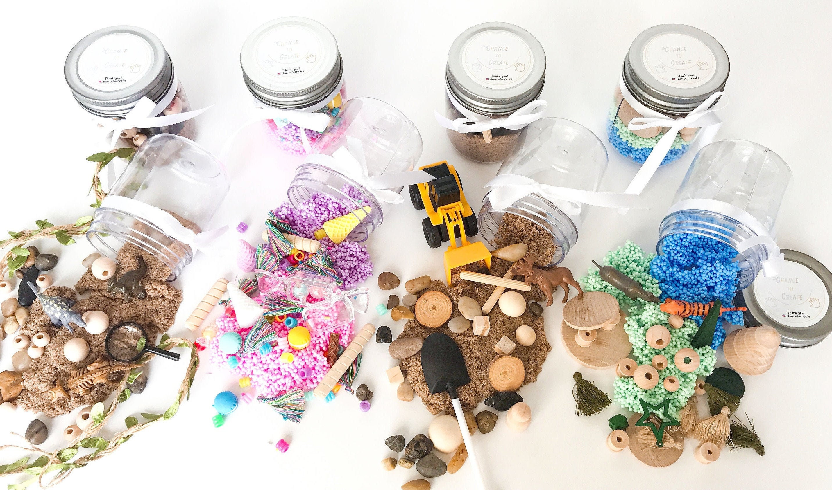 Mini Sensory Kits ALL 4 Themes Included Sensory Bin Etsy