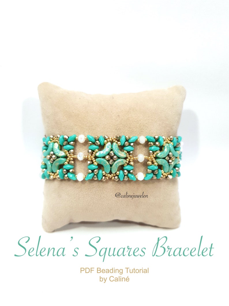 Beaded Bracelet Tutorial Pattern Beadweaving Tutorial PDF Etsy