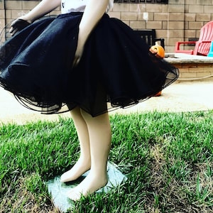 Black swan tutu/ Birthday tutu/ Halloween tutu/Handcrafted