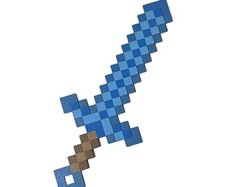 Minecraft Sword Art Etsy