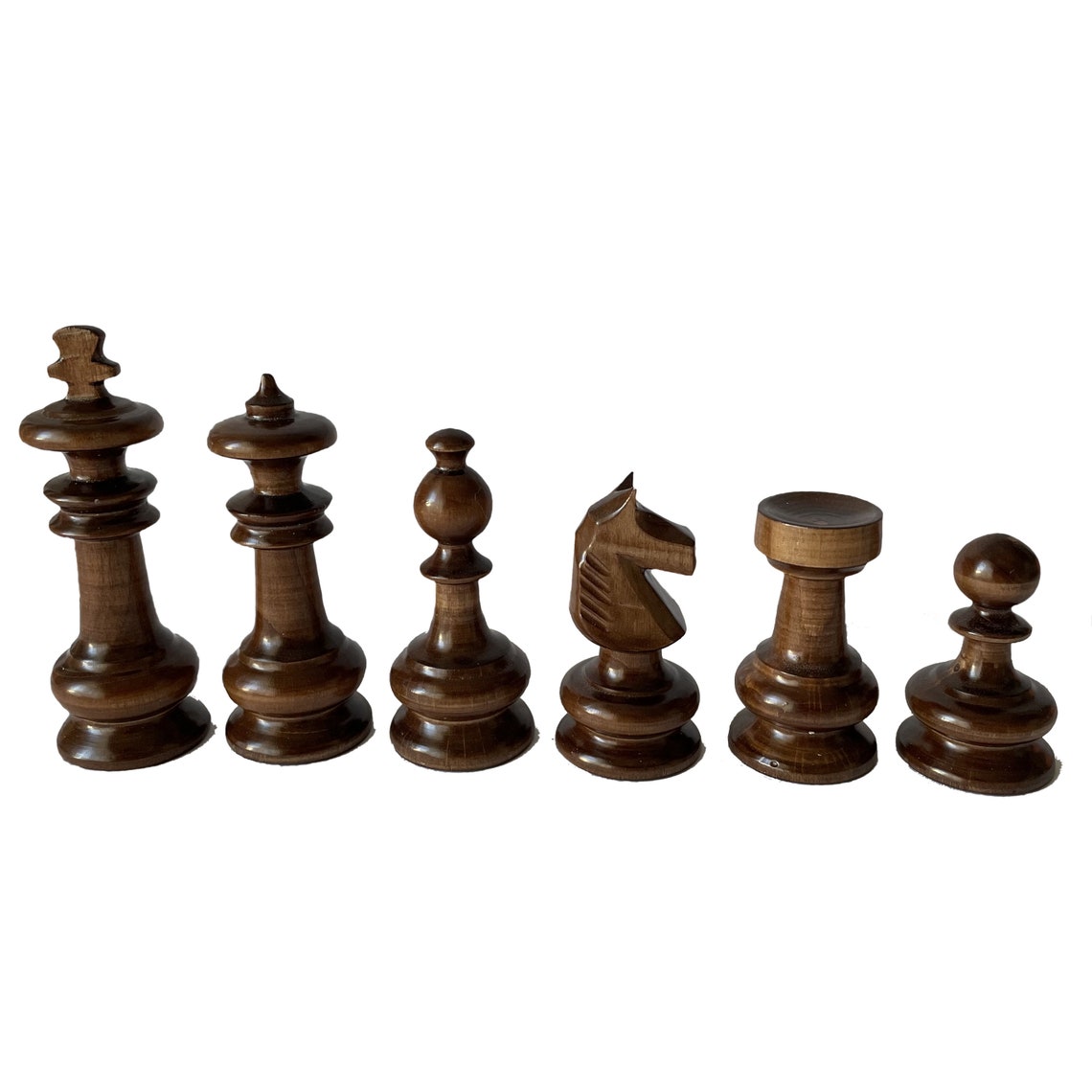 Handmade Wooden Chess Pieces available in different size and Etsy
