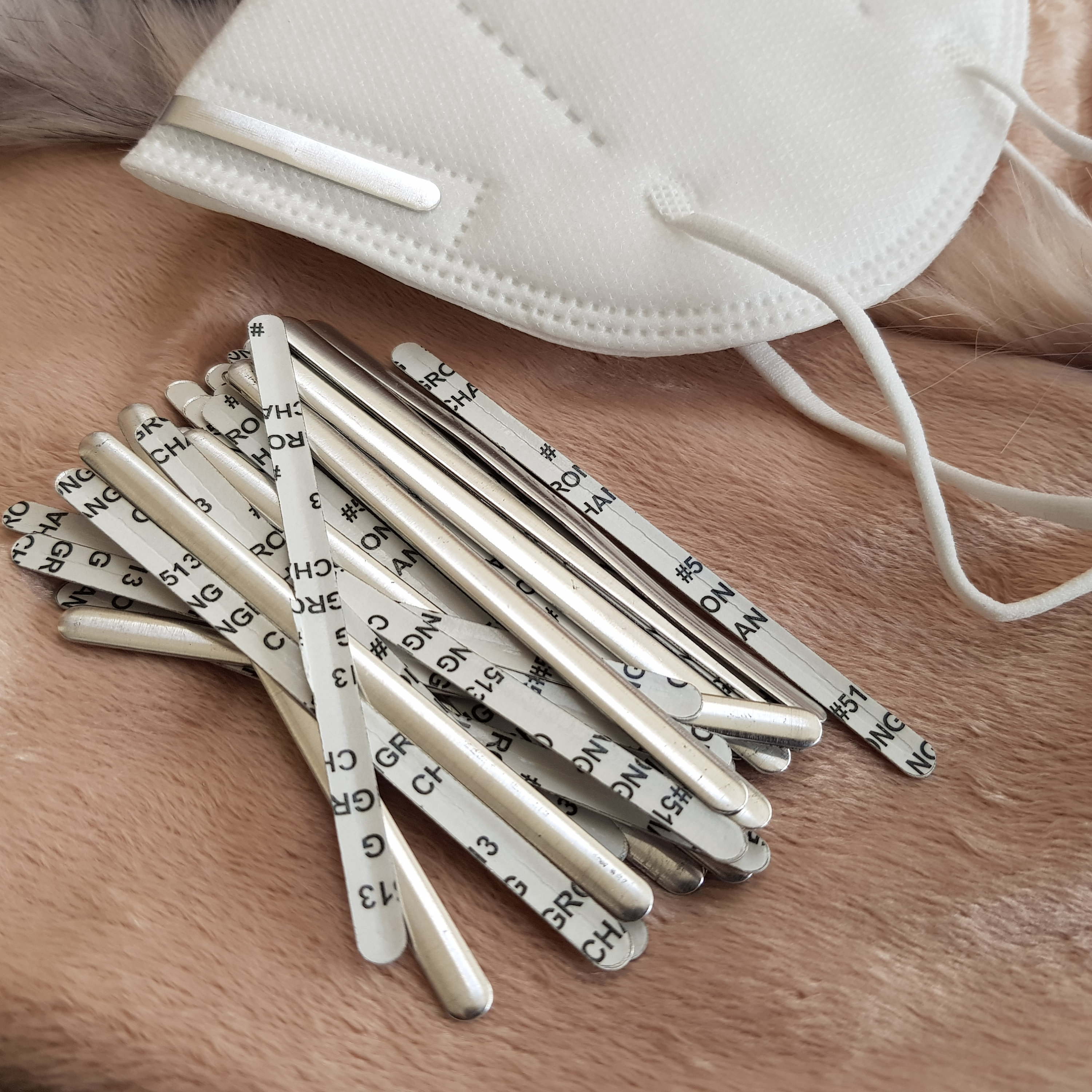 Strisce Autoadesive In Alluminio Per Il Ponte Nasale: Materiali - Foto 2