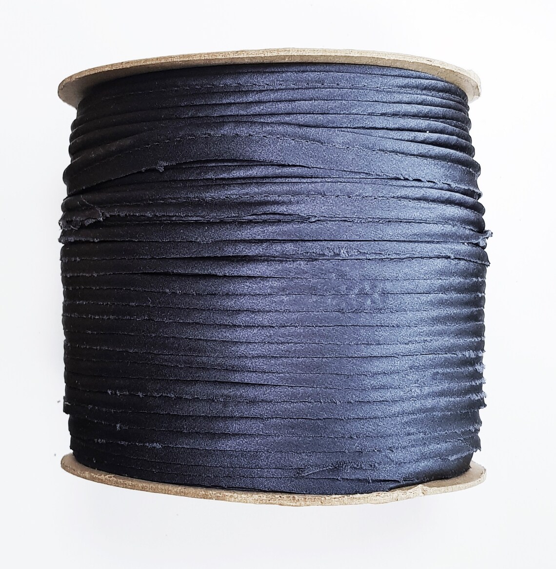 Flanged Piping Cord 10mm Bias Cut Satin BLUE STEEL GREY for Etsy UK