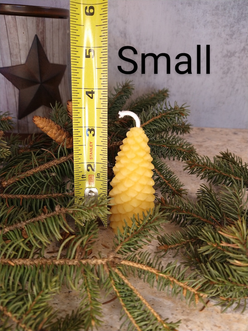 100 Pure Beeswax Pinecone Candles Hand Poured in Vermont Etsy