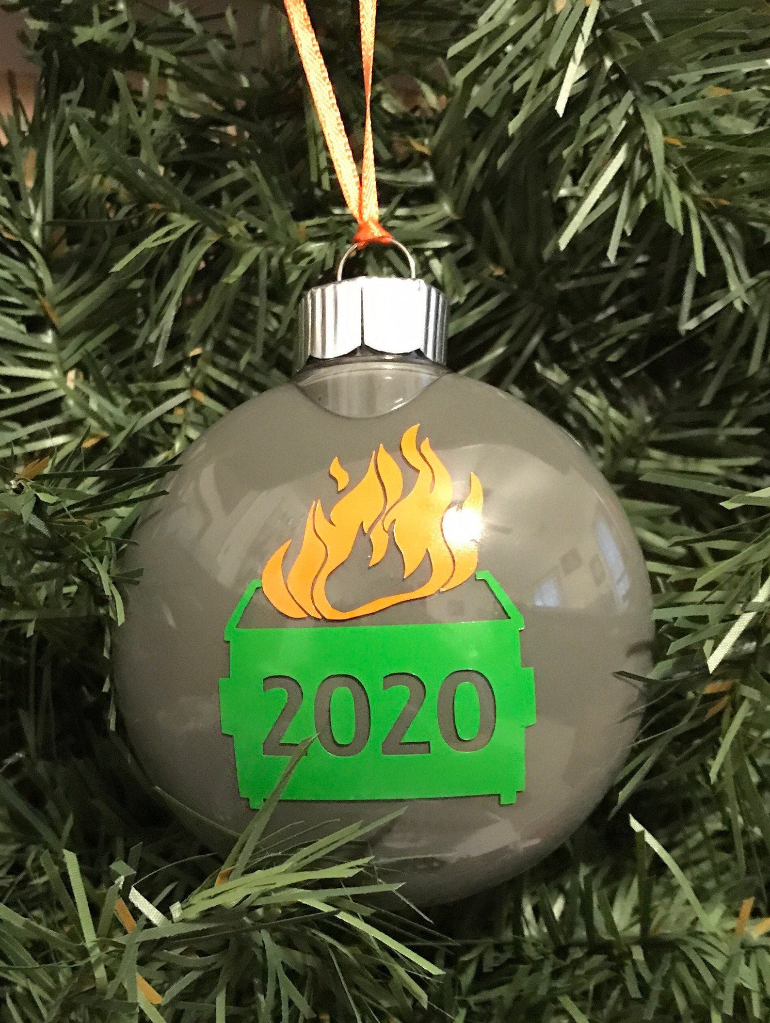 2020 Dumpster fire ornament Plastic Etsy