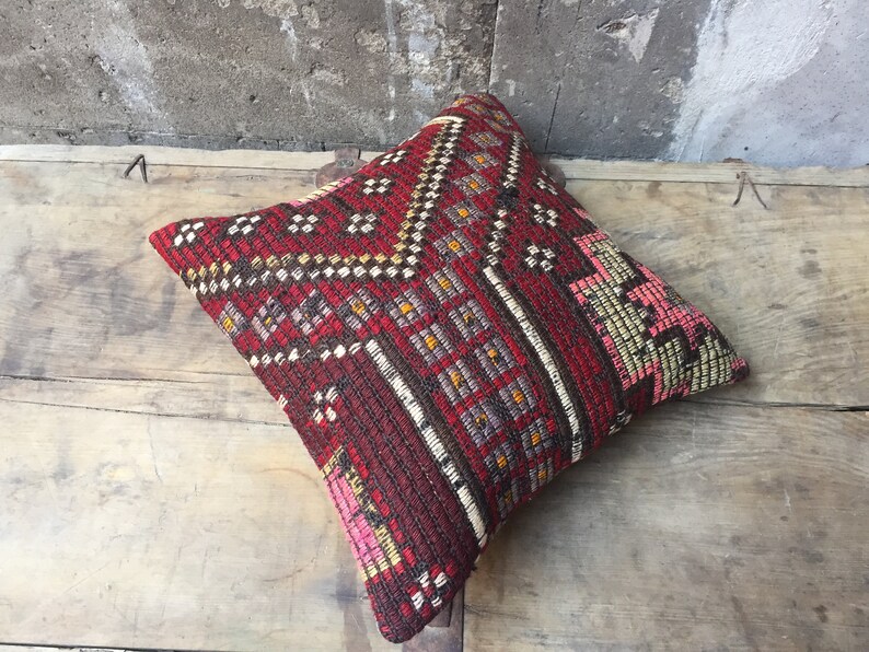 16/'/'x16/'/' pillow home decor CODE QP451 Handmade kilim pillow indoor pillow 40x40cm cushion case boho throw pillow kelim kissen