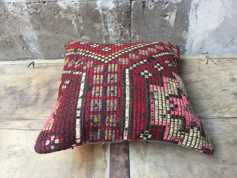 16/'/'x16/'/' pillow home decor CODE QP451 Handmade kilim pillow indoor pillow 40x40cm cushion case boho throw pillow kelim kissen
