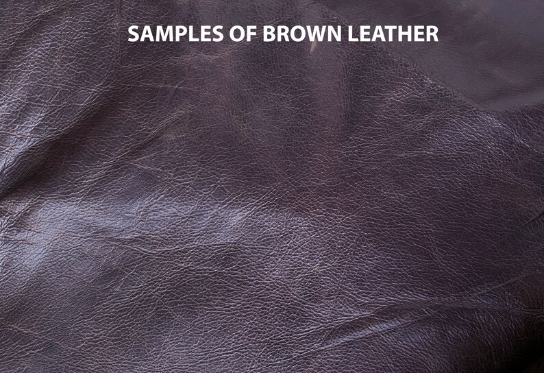Real Whole Cowhide Leather Hide Large Leather Pieces Etsy